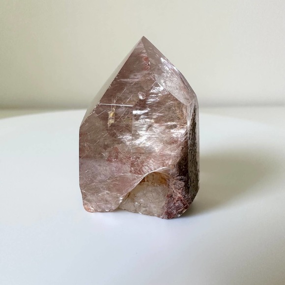 Rutile Amphibole Quartz Point Angel Phantom Tower Crystal Natural High Quality - Picture 5 of 9